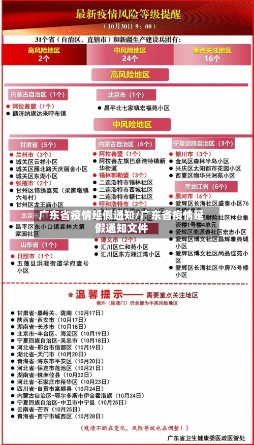 广东省疫情延假通知/广东省疫情延假通知文件-第1张图片
