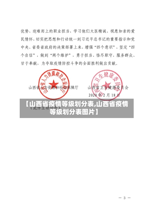 【山西省疫情等级划分表,山西省疫情等级划分表图片】-第2张图片
