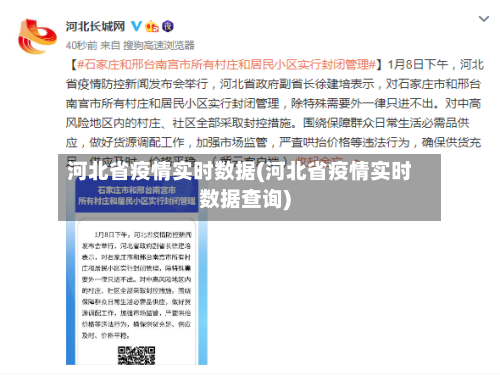 河北省疫情实时数据(河北省疫情实时数据查询)-第1张图片