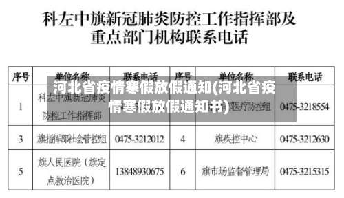 河北省疫情寒假放假通知(河北省疫情寒假放假通知书)-第1张图片