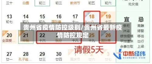 贵州省疫情防控级别/贵州省最新疫情防控规定-第2张图片