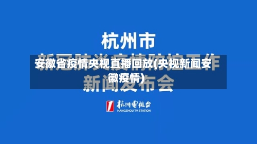 安徽省疫情央视直播回放(央视新闻安徽疫情)-第3张图片