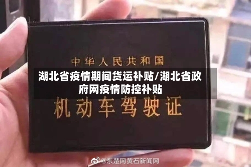 湖北省疫情期间货运补贴/湖北省政府网疫情防控补贴-第2张图片